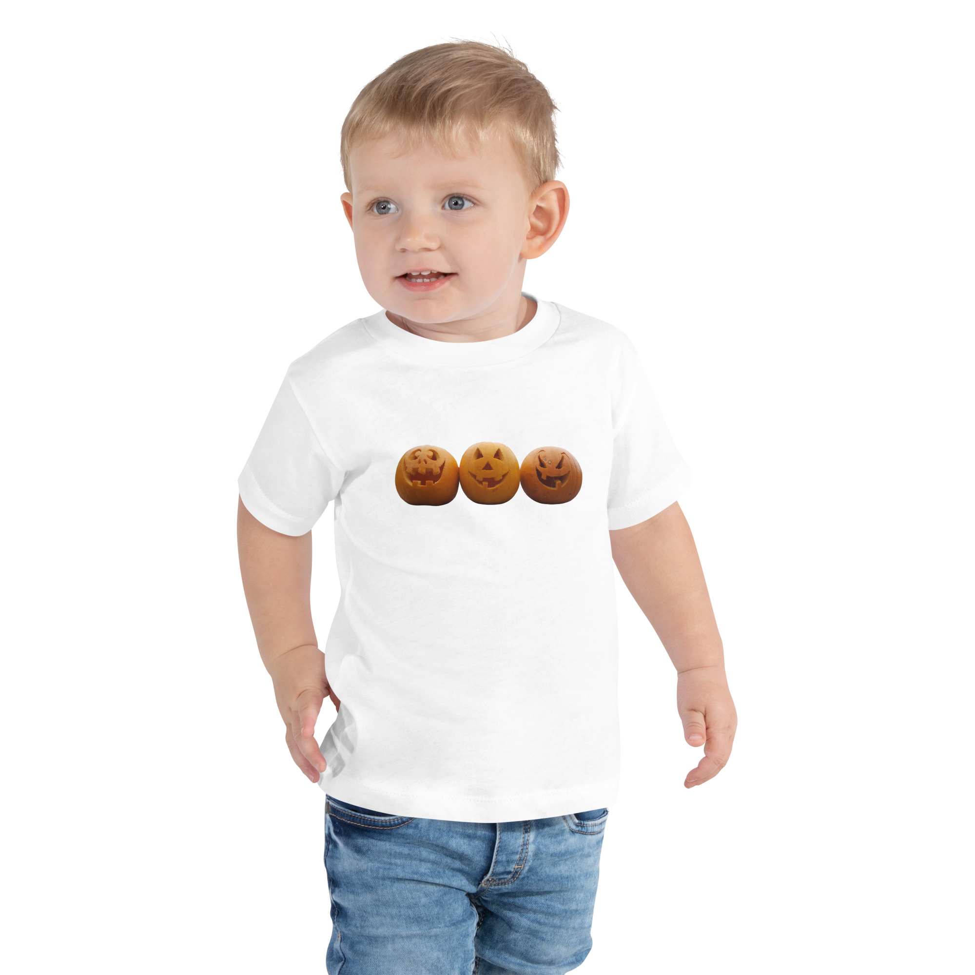 Halloween / Pumpkin / Jack O Lantern Toddler Short Sleeve Tee