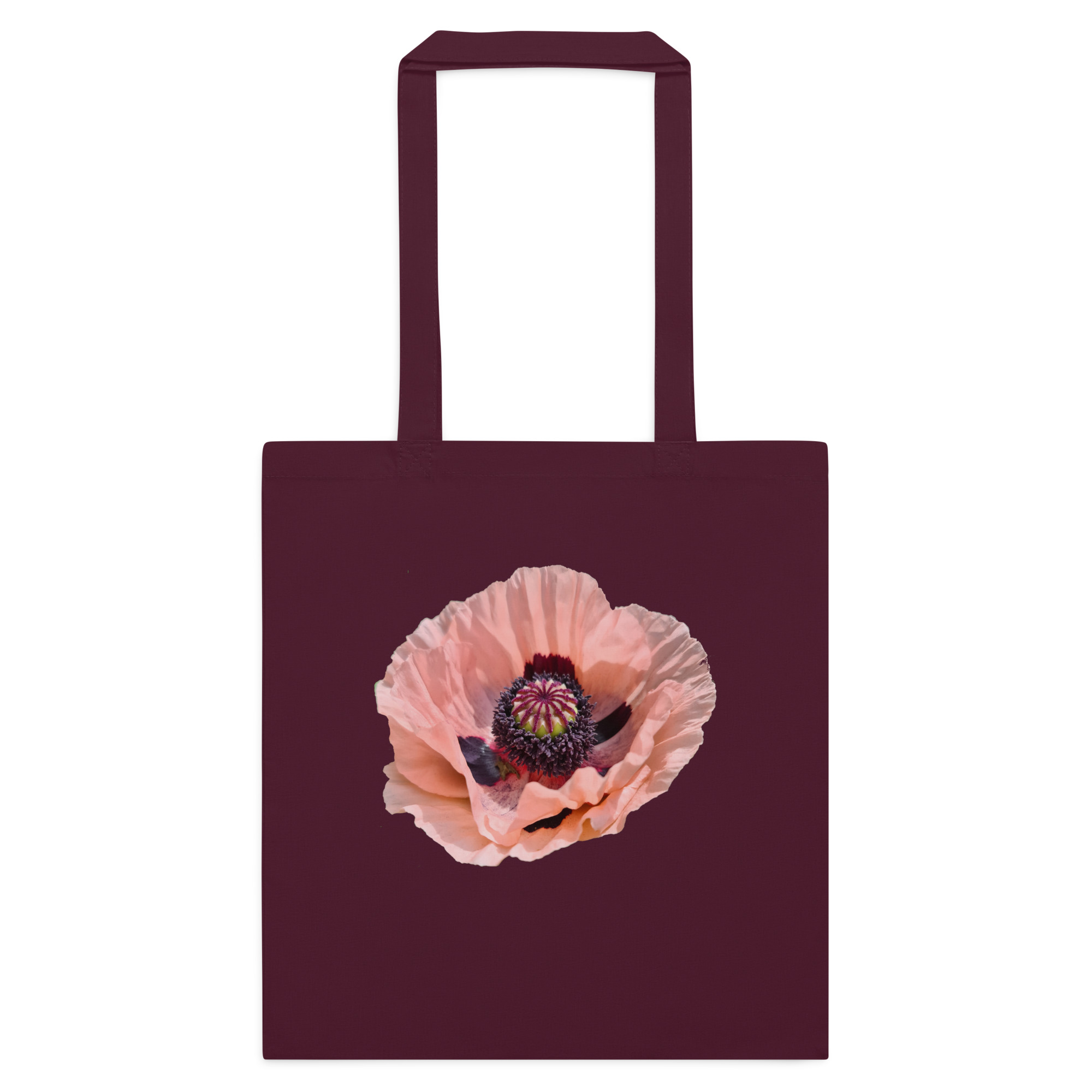 Poppy printed on Cotton Tote Bag - Image 4