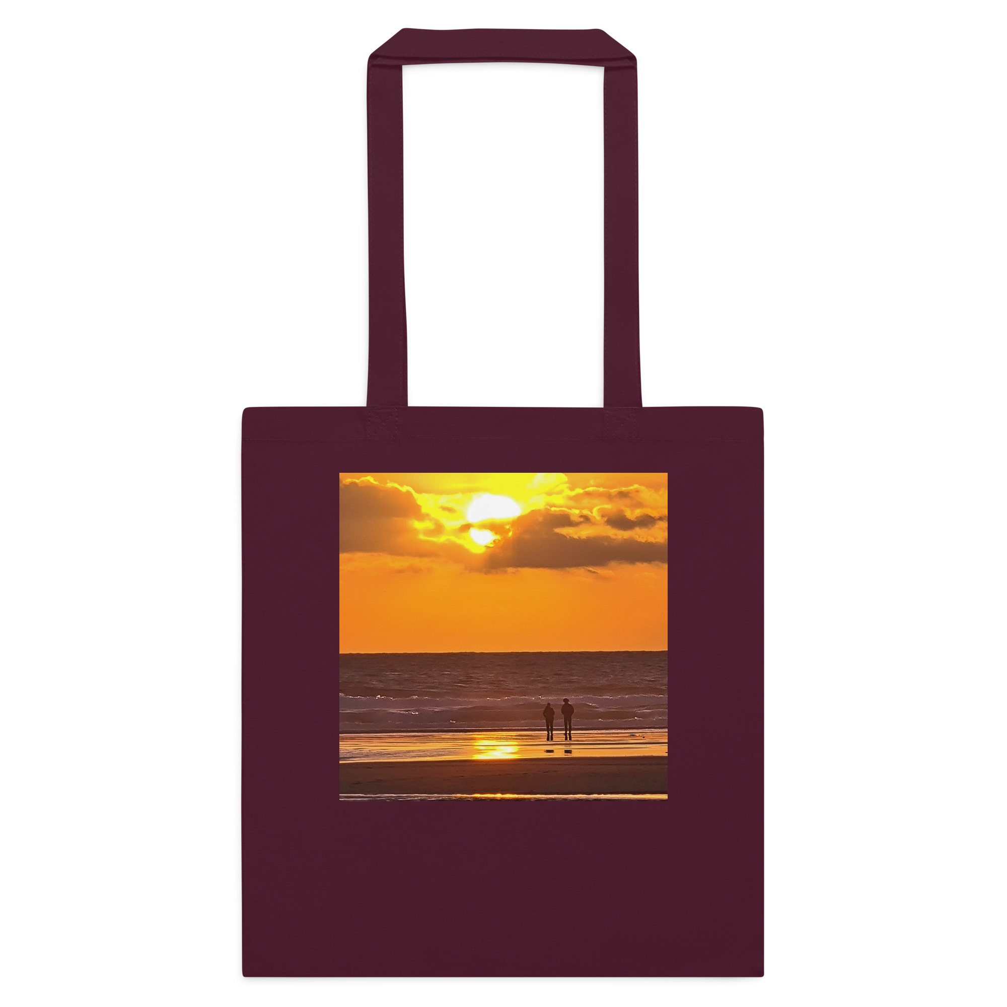 Gwithian Beach Sunset printed on Cotton Tote Bag - Image 4