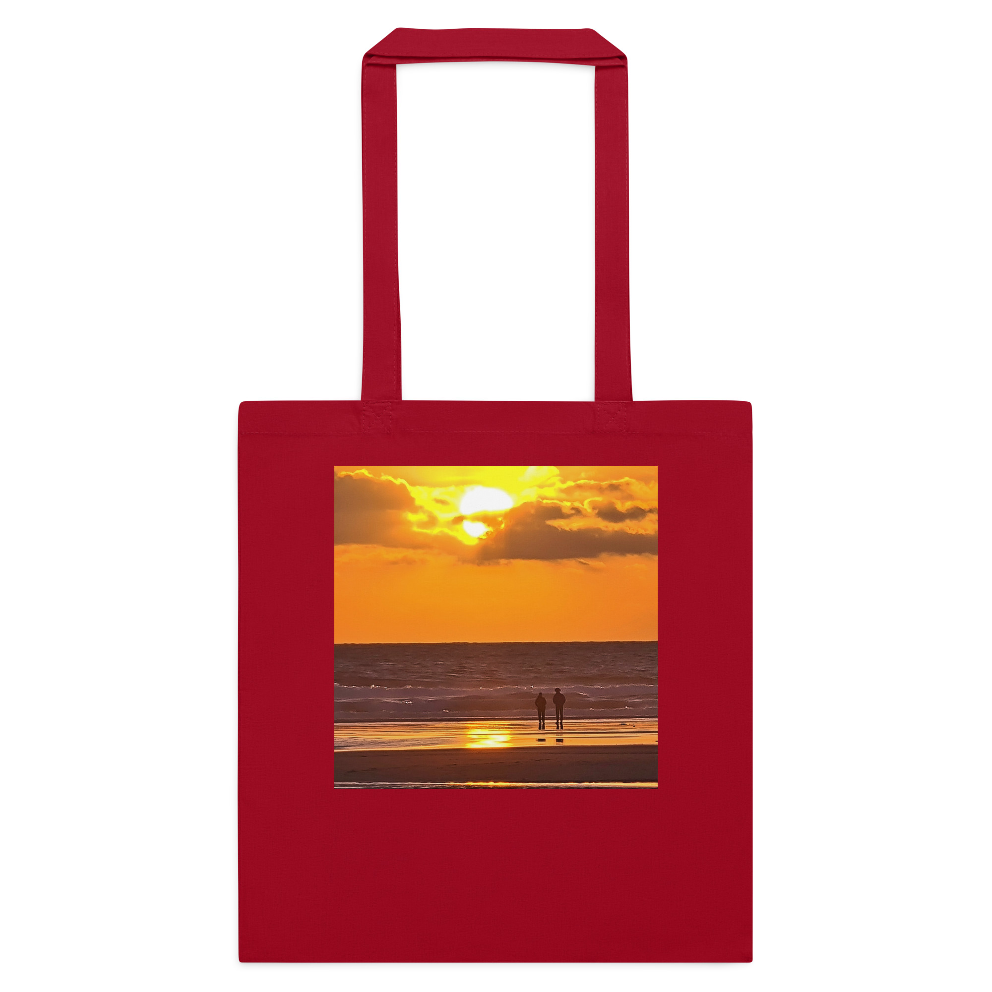 Gwithian Beach Sunset printed on Cotton Tote Bag - Image 5