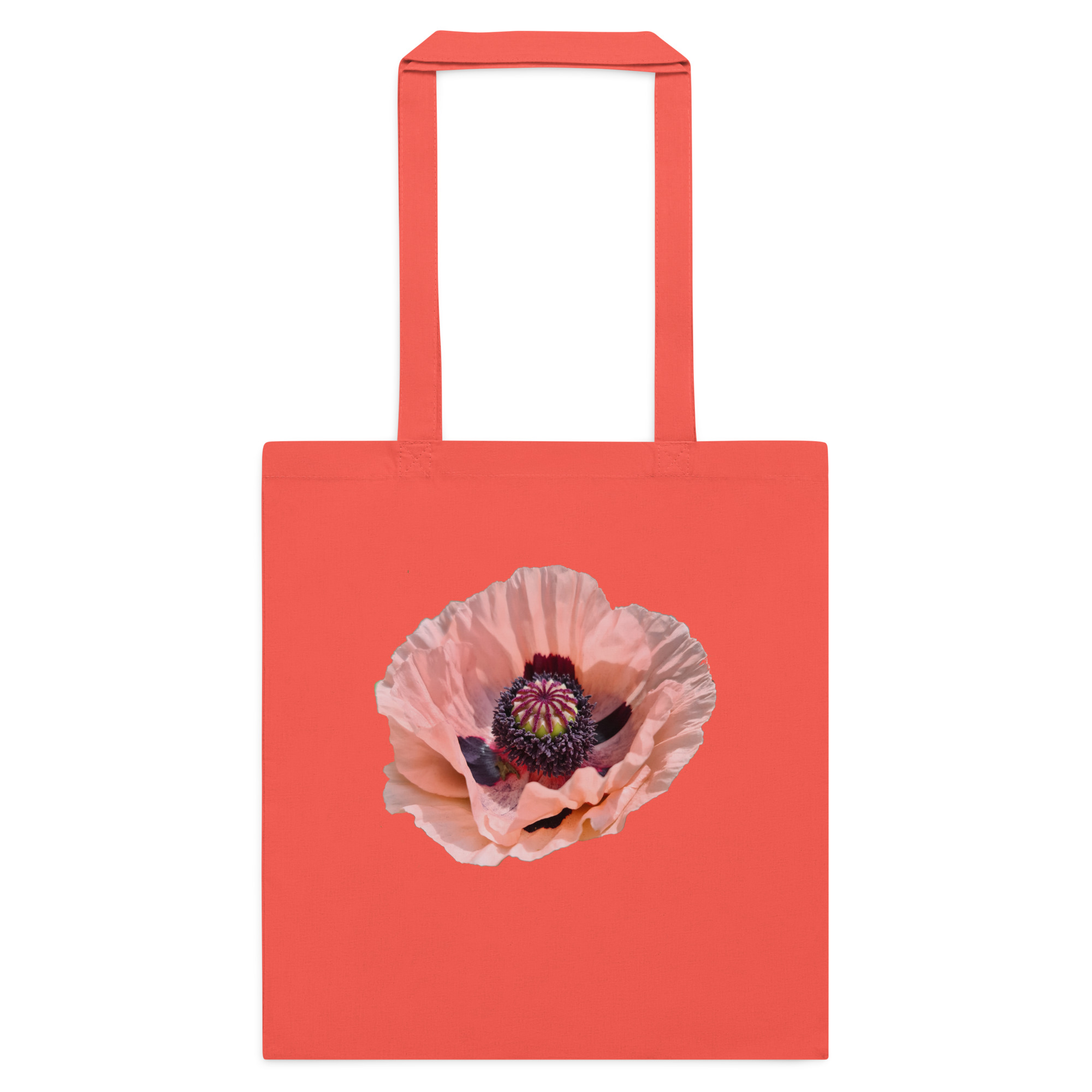 Poppy printed on Cotton Tote Bag - Image 8