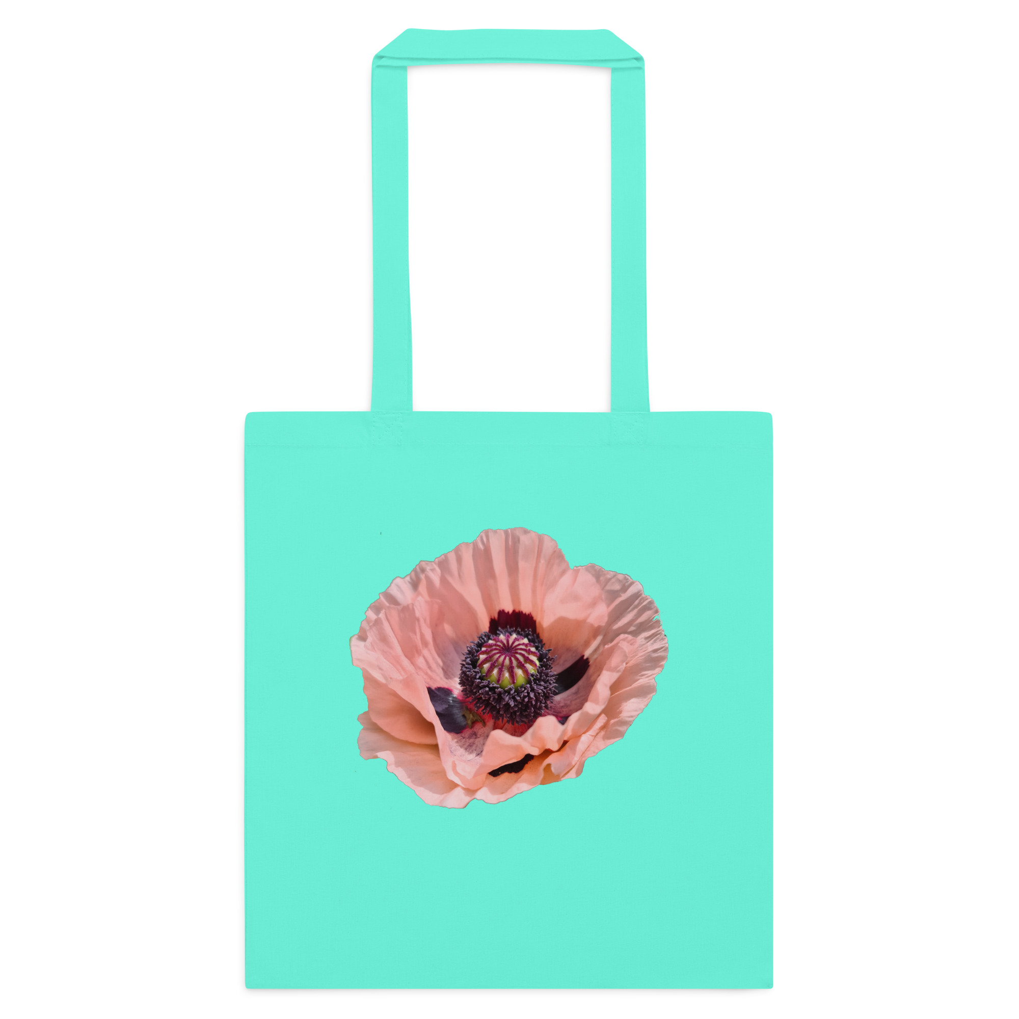 Poppy printed on Cotton Tote Bag - Image 11