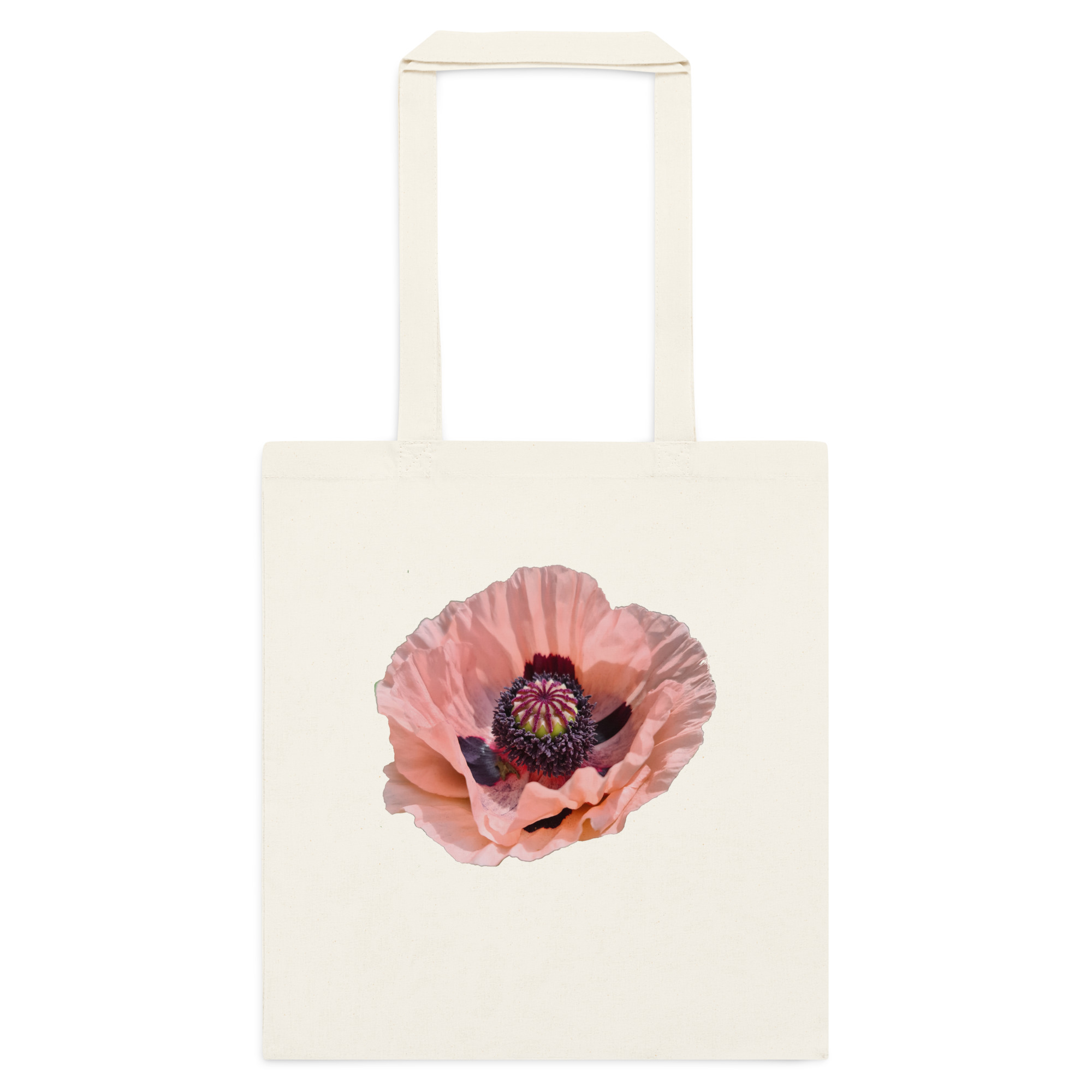 Poppy printed on Cotton Tote Bag