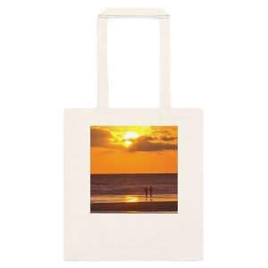 Gwithian Beach Sunset printed on Cotton Tote Bag