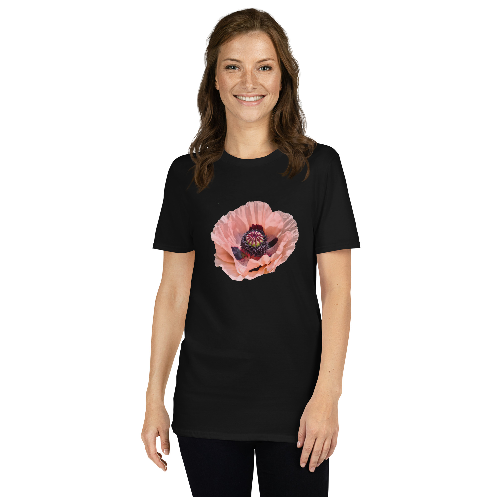 Poppy printed on Women's Softstyle T-Shirt - Image 2