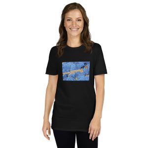 Rocks on Dollar Cove, Cornwall printed on Women's Softstyle T-Shirt