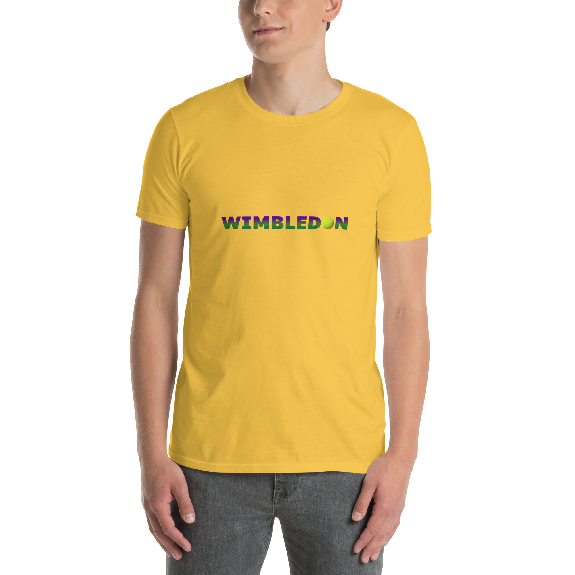 Wimbledon printed on Unisex Softstyle T-Shirt - Image 9