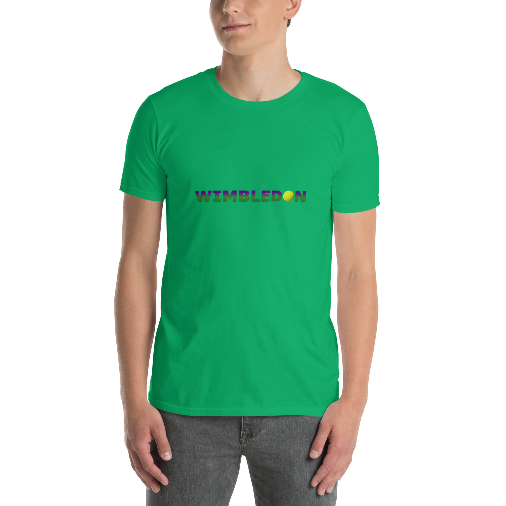 Wimbledon printed on Unisex Softstyle T-Shirt - Image 8