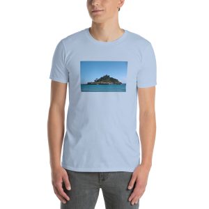St Michael’s Mount, Marazion, Cornwall printed on Unisex Softstyle T-Shirt