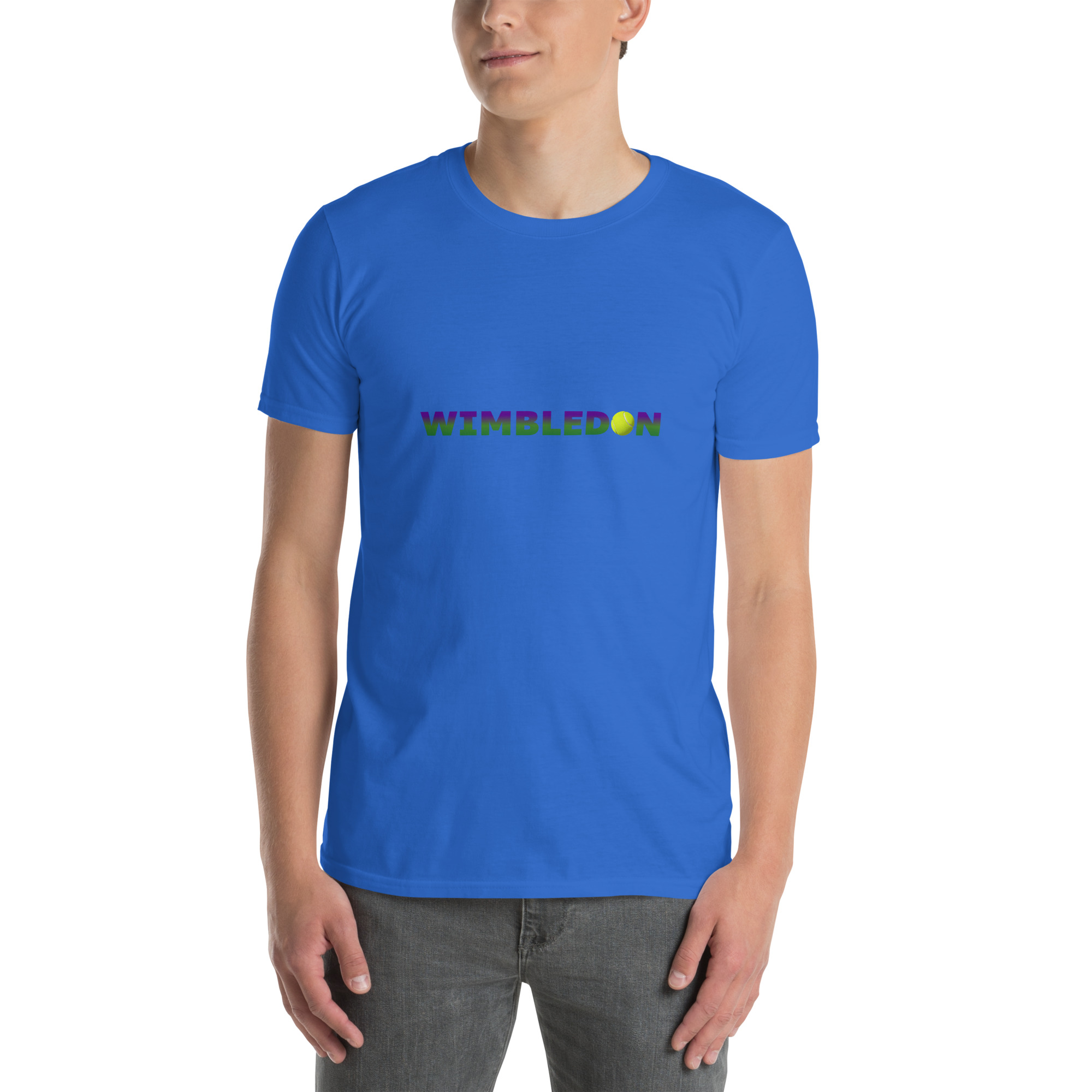 Wimbledon printed on Unisex Softstyle T-Shirt - Image 6