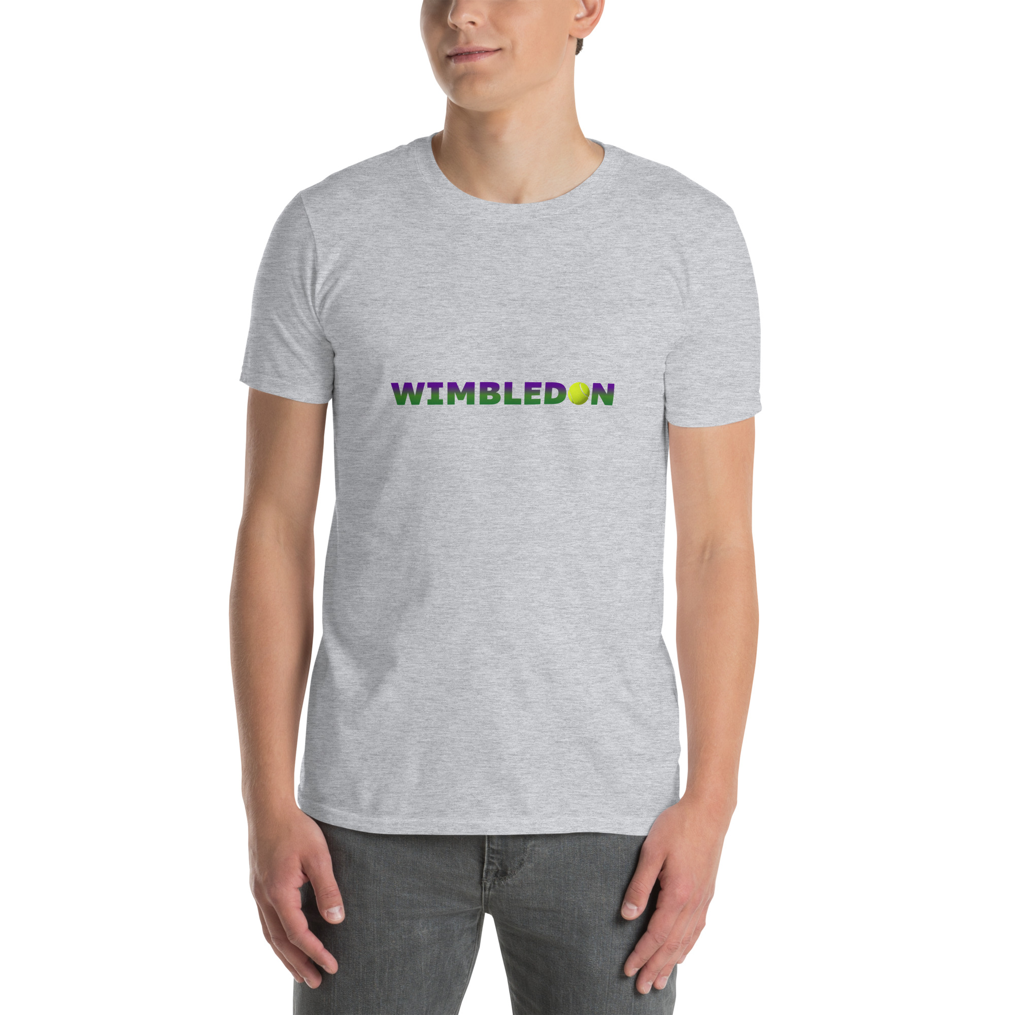 Wimbledon printed on Unisex Softstyle T-Shirt - Image 11