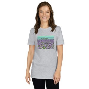 Godrevy Lighthouse printed on Women's Softstyle T-Shirt