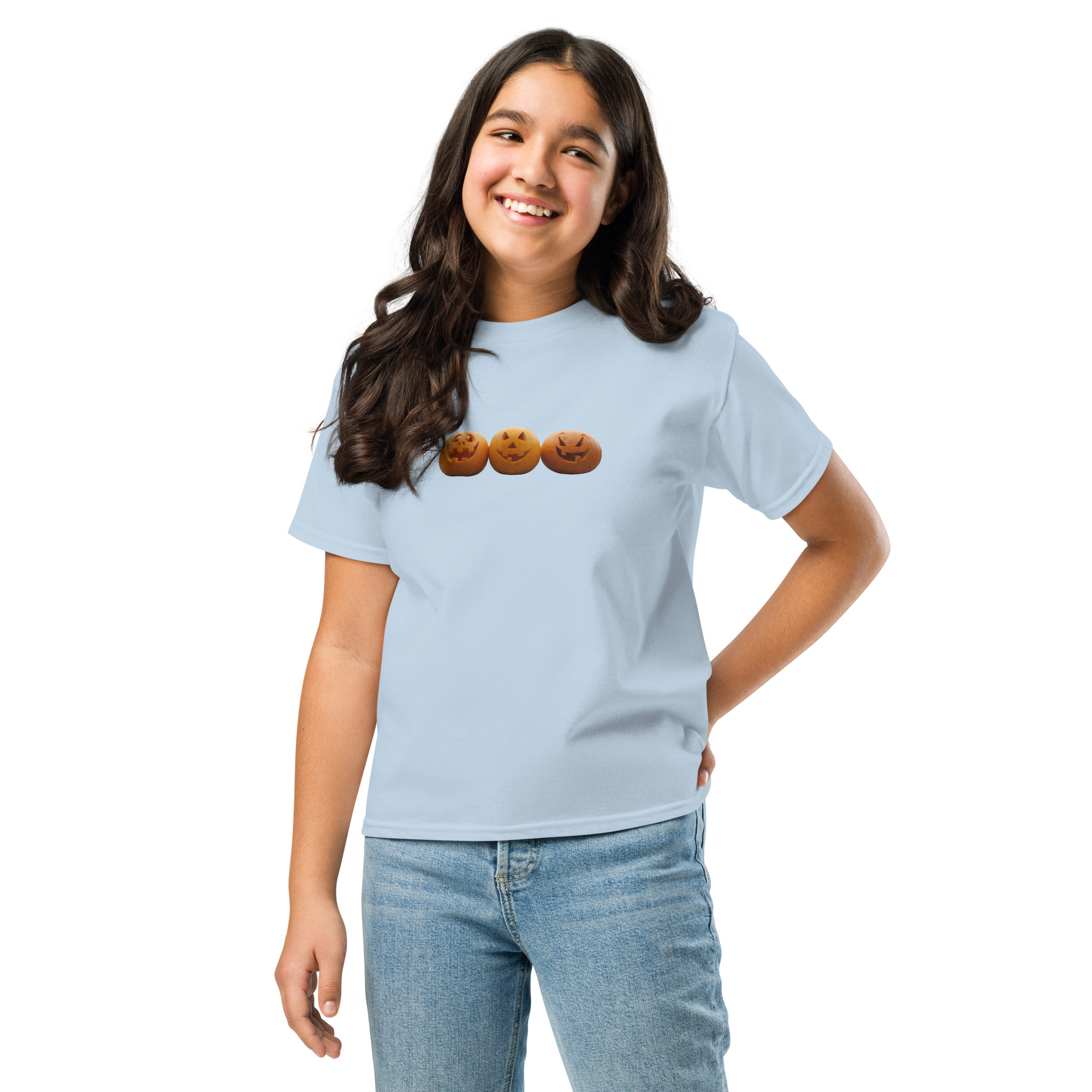 Halloween / Pumpkin / Jack O Lantern printed on Youth classic tee - Image 10