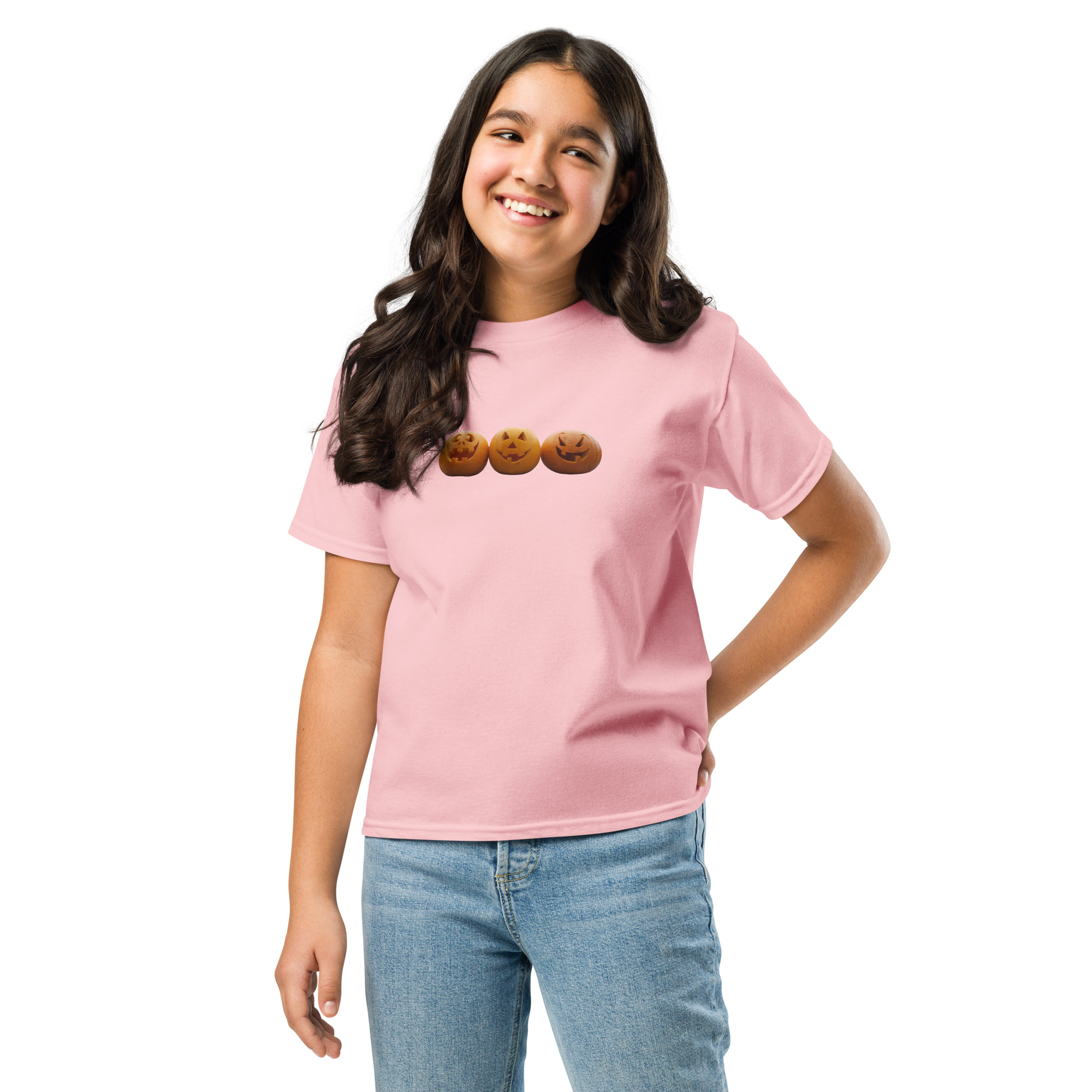 Halloween / Pumpkin / Jack O Lantern printed on Youth classic tee - Image 11