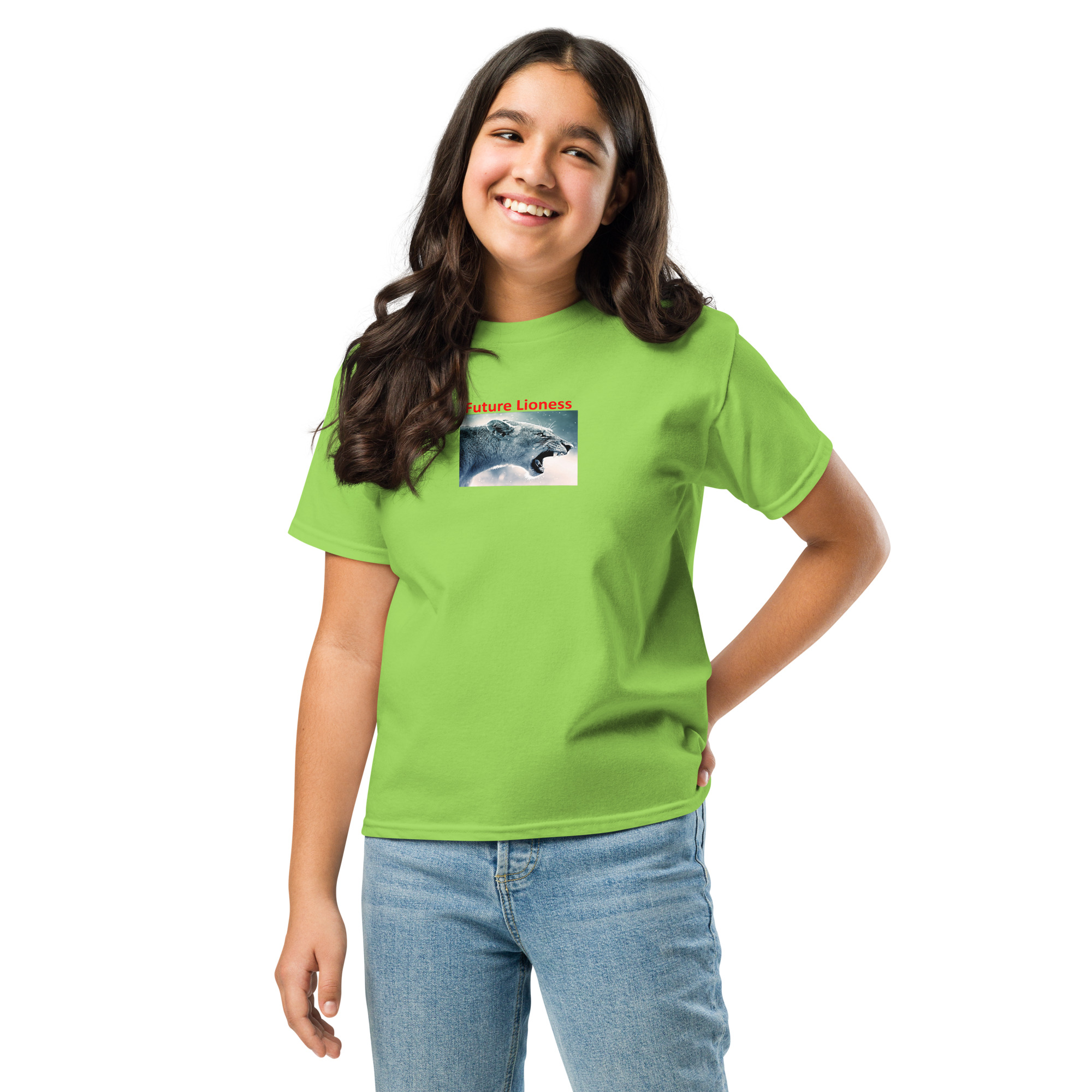 Future Lioness - England's Women's Football Team printed on Youth classic tee - Image 8